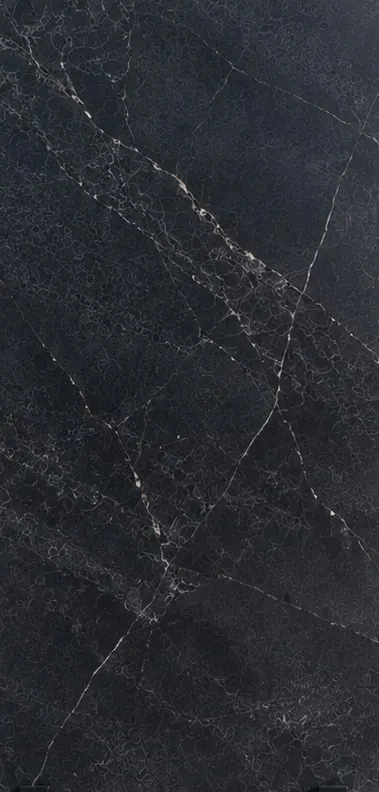 Matt black vitrified porcelain tile face